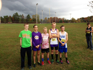 (Photo by Rod Raehsler) Liam (Left) joined by other top 5 place finishers