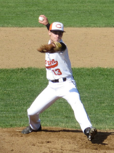  (Photo by Nate McClaine) Max on the mound in State Playoff game in Erie