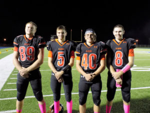 Some fine Bobcats to be proud of (L-R) Tom Wurster, Archer Mills, Colton Rapp and Spencer Miller
