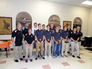Bobcat Team Award Winners with Coaches