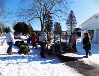 Clarion And Immaculate Conception Cemeteries Wreath Across America – Wreath Pick Up Scheduled For Tomorrow Morning (Monday, January 16th); Great Project To Come And Help Out With
