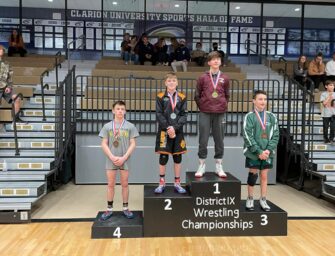 Logan Powell, Mason Gourley Place Second At District Nine Class AA Wrestling Championships, Headed To Regionals, Bobcats Finish 8th