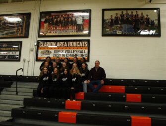 Clarion Area 2021 PIAA Class-A Girls State Championship Volleyball Team Honored