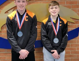Logan Powell And Mason Gourley Conclude Fine Freshman Seasons With Solid Showing At Northwest Regional Class-AA Wrestling Tournament