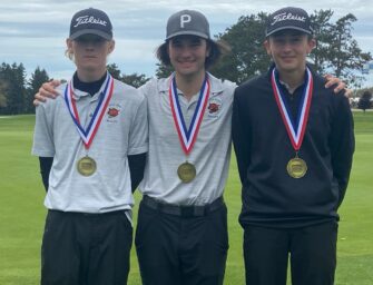 Kameron Kerle Wins District Nine Class-AA Golf Championship, Will Advance To States Along With Fellow Bobcats Devon Lauer And Lucas Mitrosky