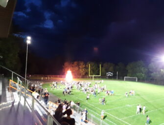 Clarion Area Holds 2023 Fall Sports Kickoff and Bonfire At Newly Renovated Field