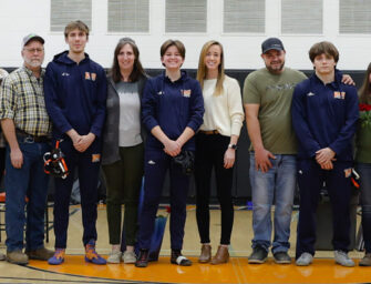 Wildcat Wrestling Boosters Honor Seniors And Their Parents On Senior Night; Elementary Wrestlers Also Recognized
