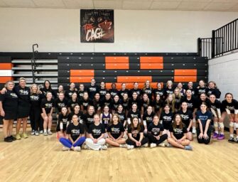 Bobcats And Wolves Volleyball Teams Join In Fight Together Vs Childhood Cancer Awareness and Fundraising Event