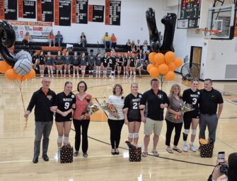 Bobcat Volleyball Boosters And Team Honors Seniors And Their Parents On Senior Night