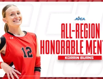Capping Off Her College Career In Style, Former Clarion Bobcat All-Stater Korrin Burns Named Honorable Mention On 2025 AVCA Women’s Division I East Coast Region Team