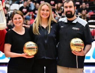 Korrin Burns Honored By Saint Francis Women’s Volleyball For Two All-Time Red Flash Kills Records