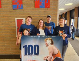 Jake Henry Wins District Nine Wrestling League Championship At 189, Picks Up 100th Win; Three Other Wildcats Also Place