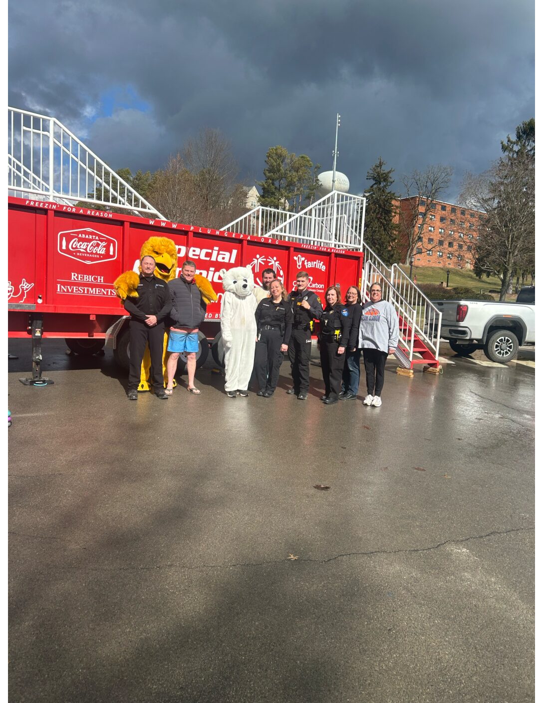 Clarion County Special Olympics Holds Inaugural Polar Plunge